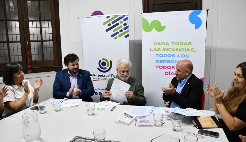 Gimenez y Lasarte recibieron a Francesco Tonucci en Rosario